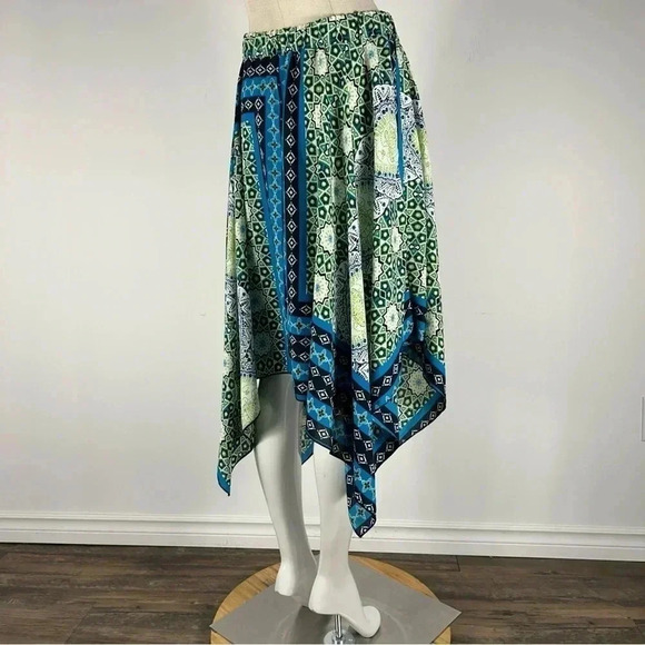 ❤️ By & by Funky Festive asymmetrical skirt L - Picture 3 of 10